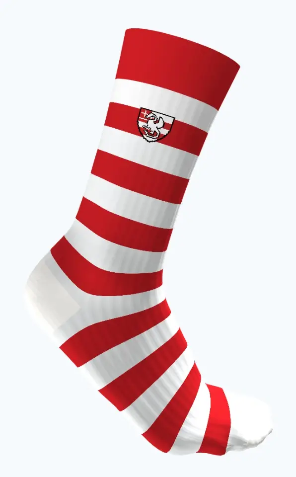 Socks made for The King's School, Canterbury