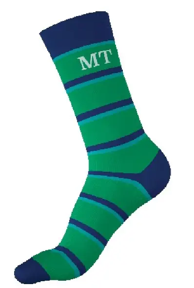 Socks made for The King's School, Canterbury