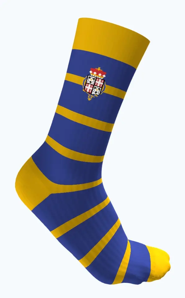 Socks made for The King's School, Canterbury