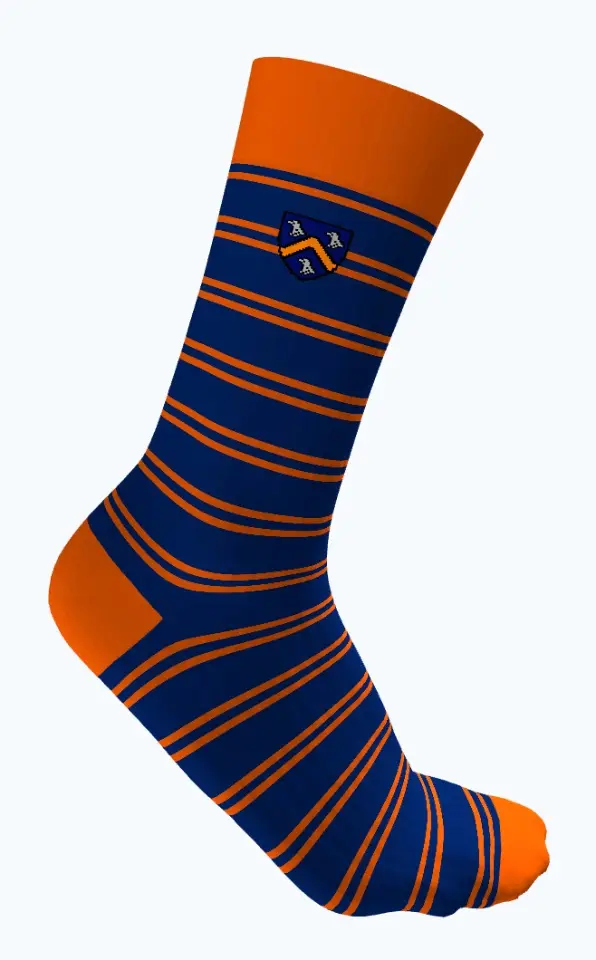 Socks made for The King's School, Canterbury